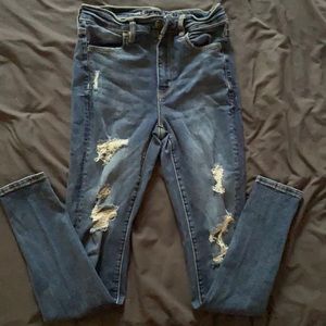 american eagle ripped jeans